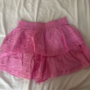 Pink Lace Skort
